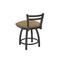 Holland Bar Stool Co 18" Low Back Swivel Vanity Stool, Pewter Finish, Canter Sand Seat 41118PW013 - alternate 2